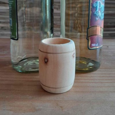 Copo de Madeira para Cachaça