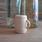 Copo de Madeira para Cachaça - tradicional com alça