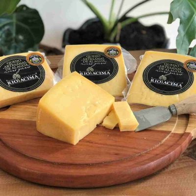 Queijo Artesanal de Alagoa Maturado 150 dias - premiado 400g (aprox.)