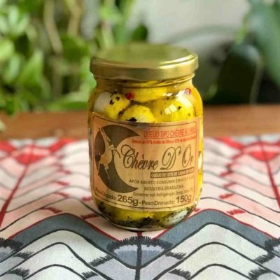 Queijo tipo Boursin Chevre a L'Huile Serra das Antas