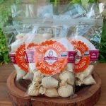 Doce de leite com goiabada na palha Dona Lázara, em pacote com 150 gramas.